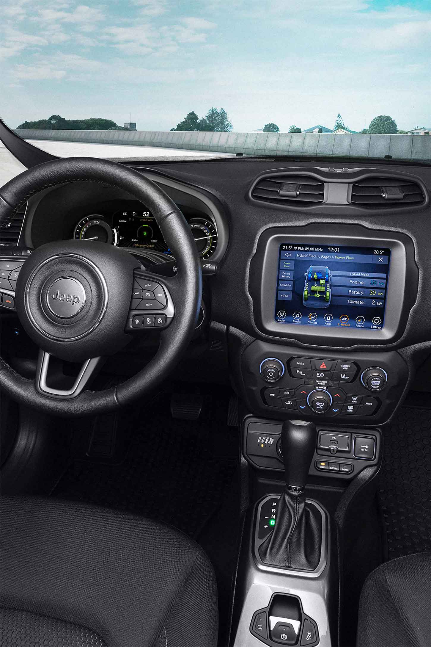 Interni Renegade 4xe Plug In Hybrid Jeep