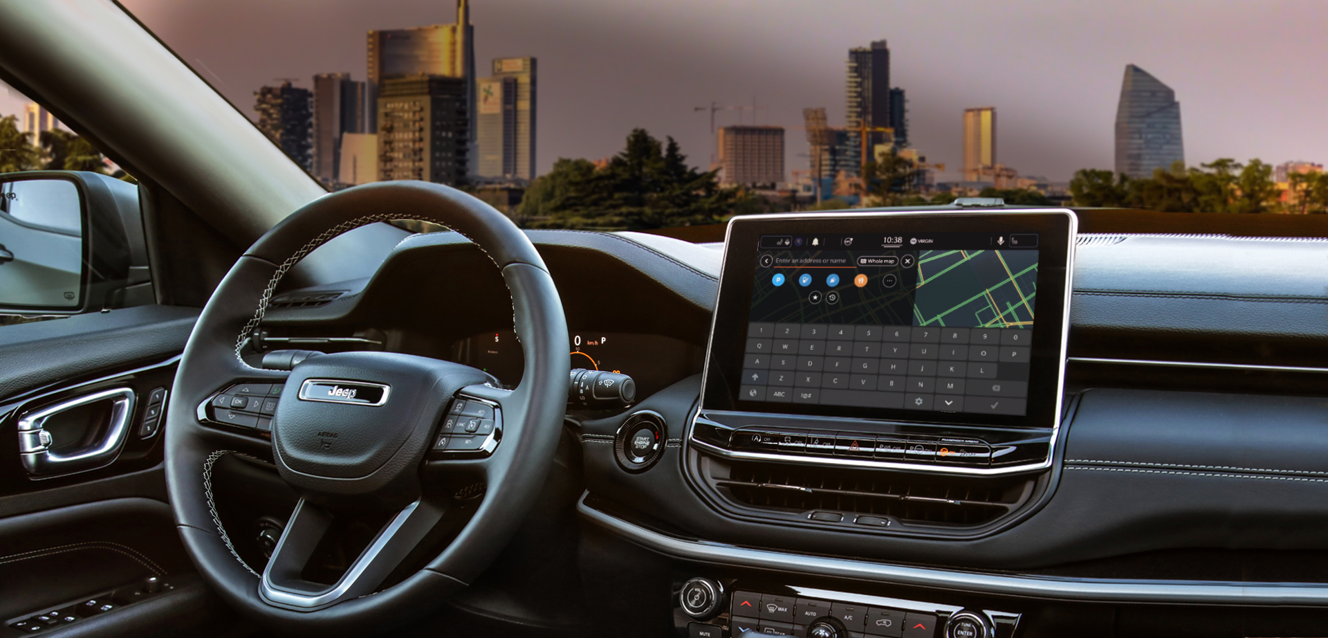 NEW UCONNECT™ INFOTAINMENT SYSTEM AND INSTRUMENT CLUSTER
