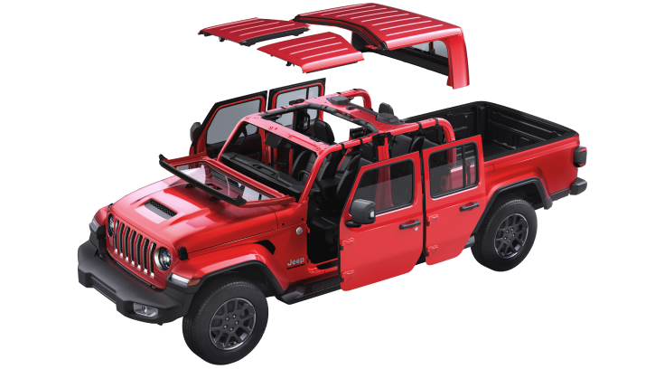 FREEDOM TOP®  HARD TOP A TRE PANNELLI 