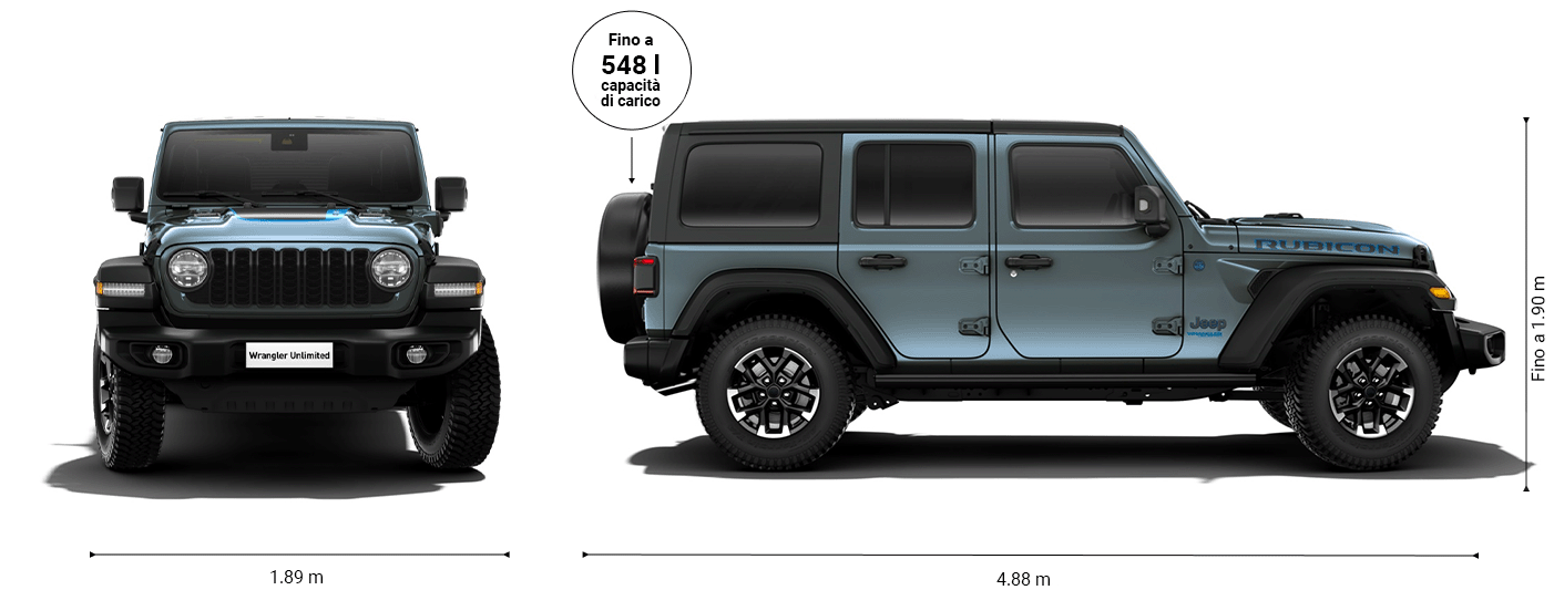 Jeep® Wrangler 2024 4xe, Fuoristrada Ibrido